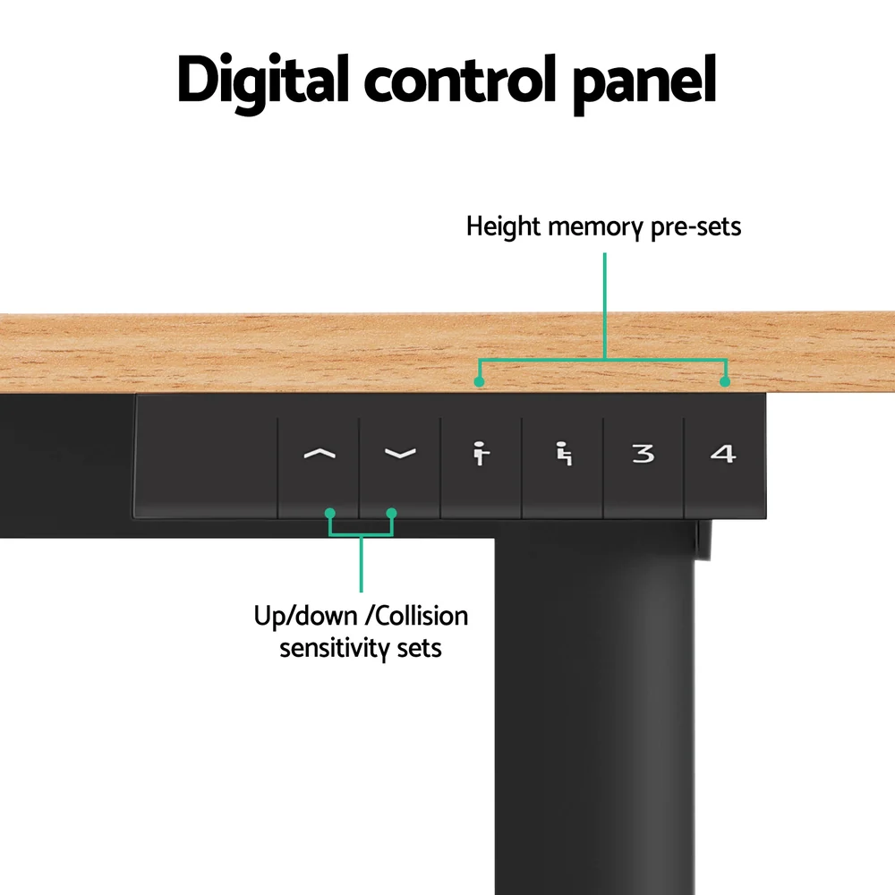 120CM Artiss Electric Standing Desk Sit Stand Desks Home Office Computer Desk - Image 5