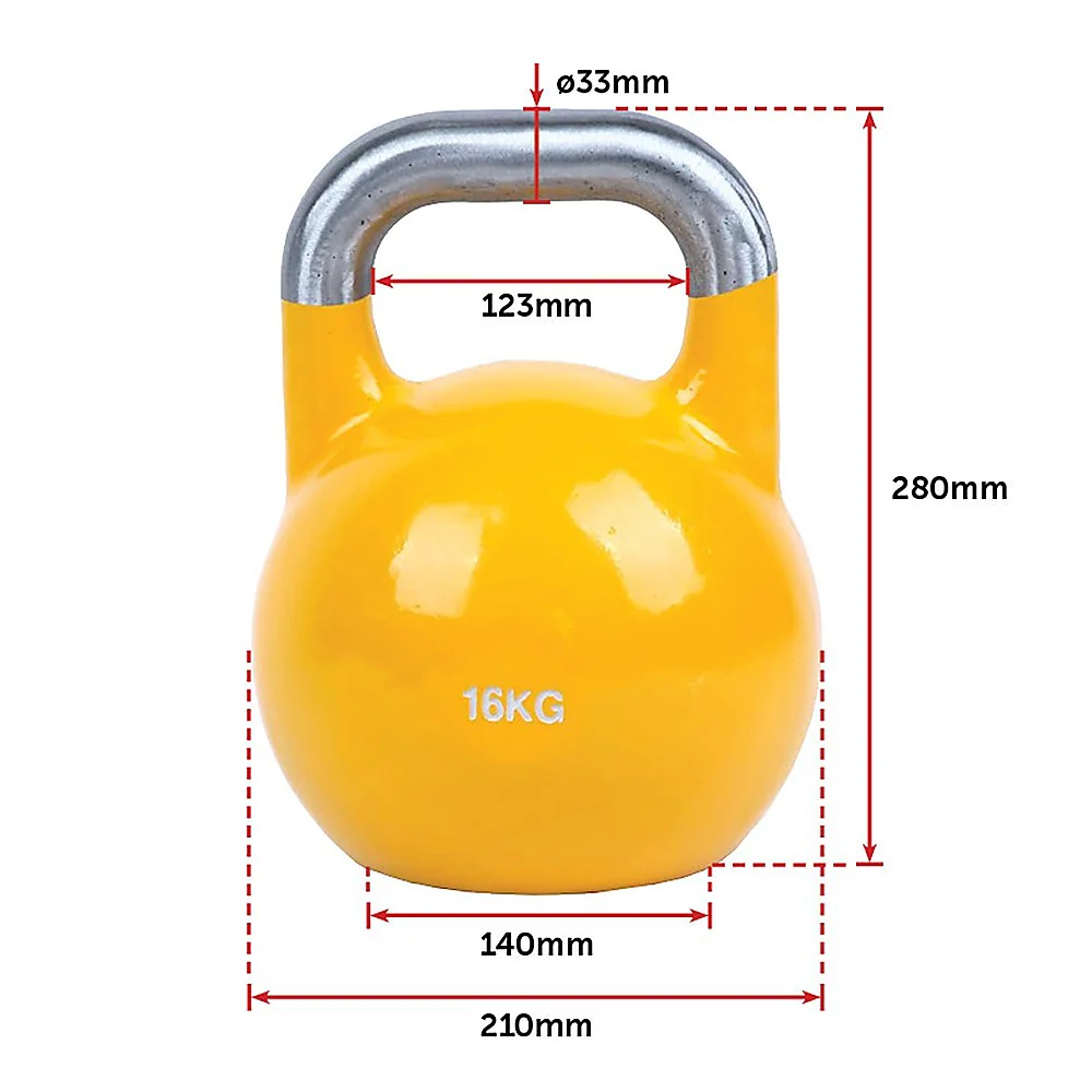 16kg Pro-Grade Steel KettleBell - Image 3