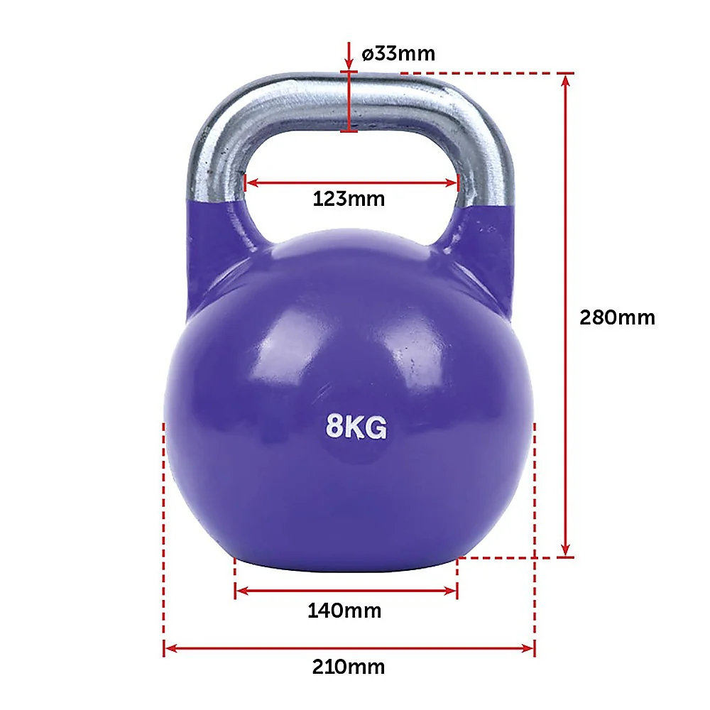 8kg Pro-Grade Steel KettleBell - Image 4