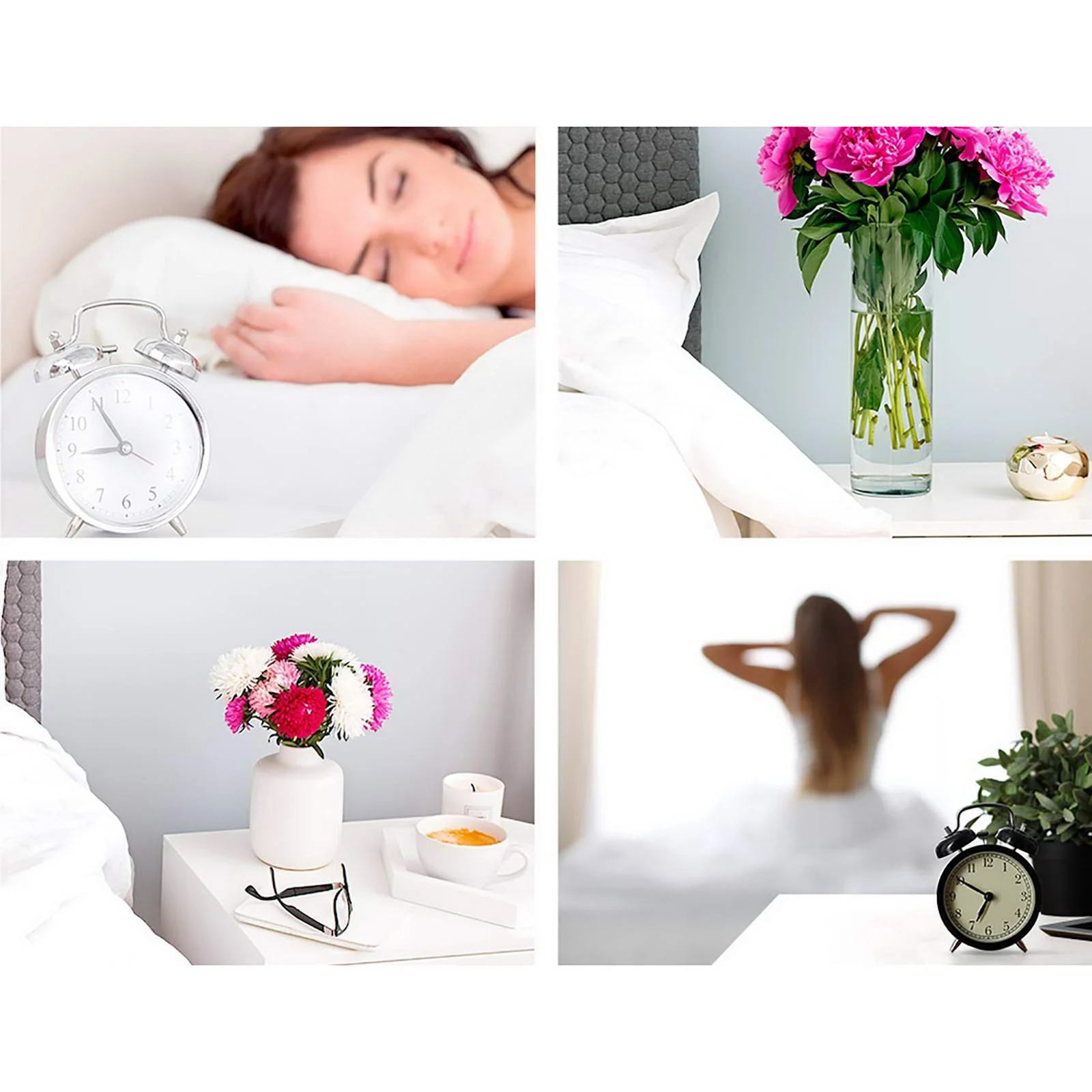 Artiss 2X Bedside Table 2 Drawers - BODEN White - Image 6