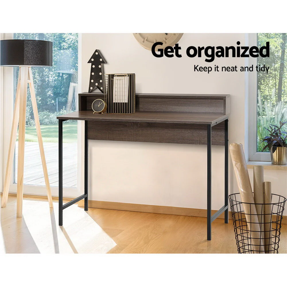 Artiss Computer Desk Shelf Oak 100CM - Image 7
