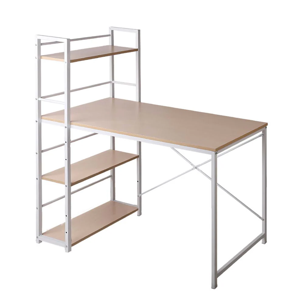 Artiss Computer Desk Shelf Oak 120CM - Image 7