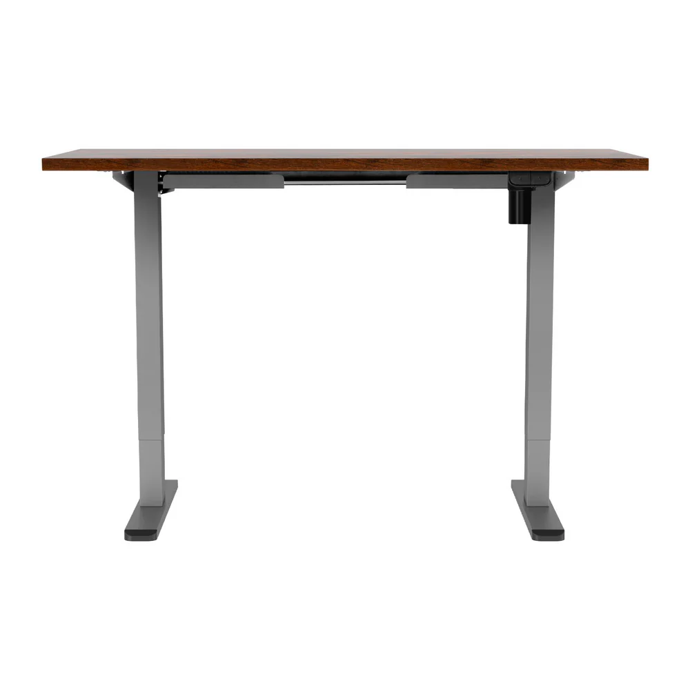 Artiss Standing Desk Motorised 140CM Rustic Brown - Image 3