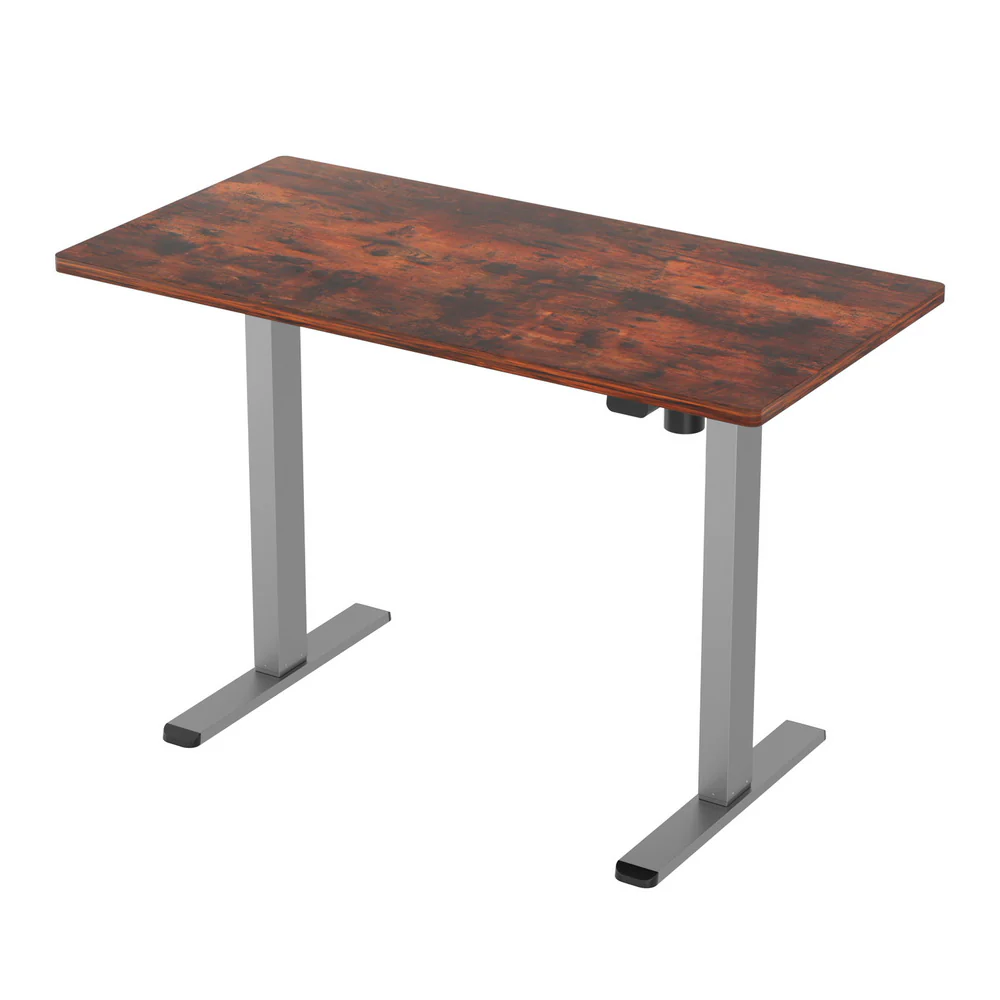Artiss Standing Desk Motorised 140CM Rustic Brown - Image 7