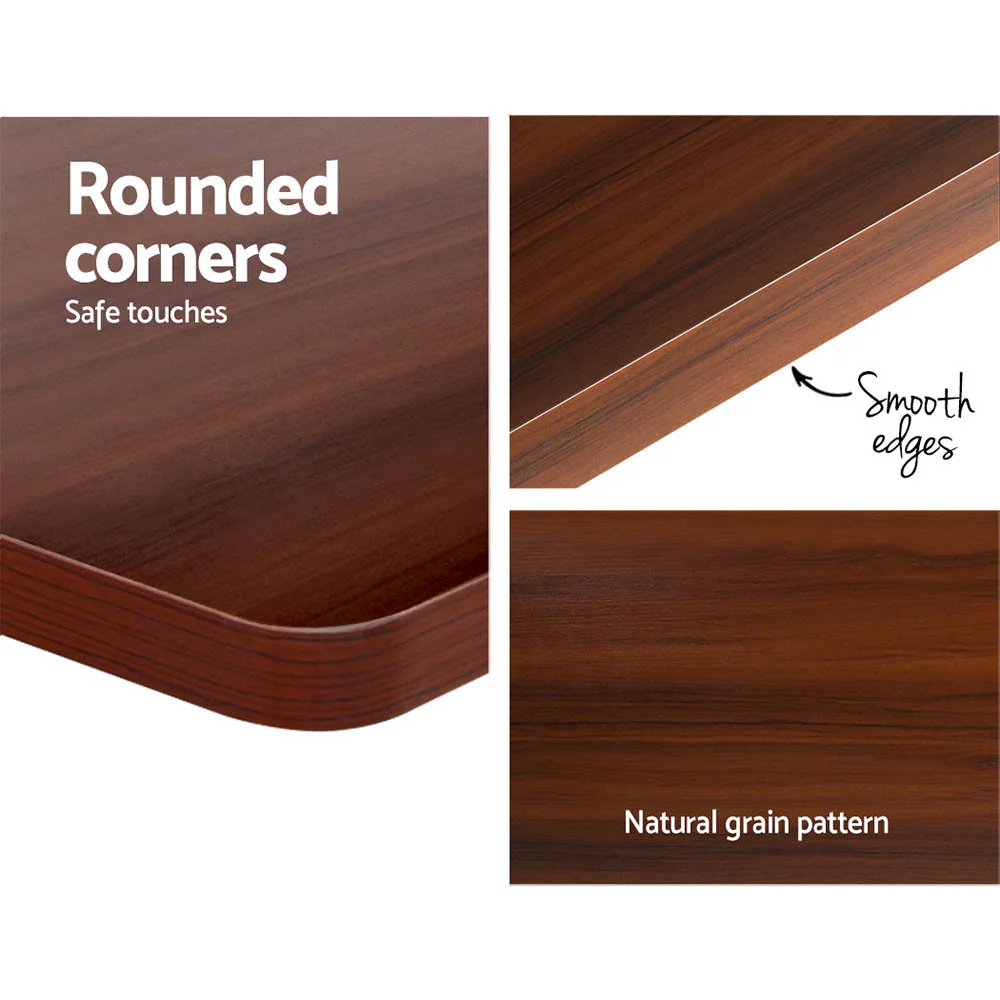 Artiss Standing Desk Motorised 140CM Walnut - Image 6