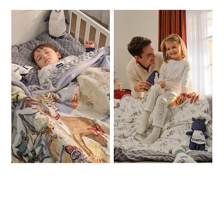 Domimia Thick Padded Minky Dot Cotton Kids Blanket 2.5tog-Limited Edition - Image 3