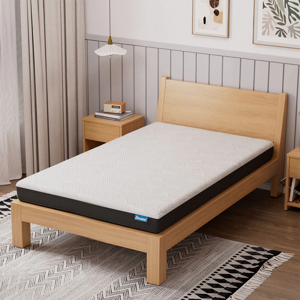 Dreamz Single Mattress Gel Memory Foam Cooling Breathable 15cm Medium Firm - Image 6