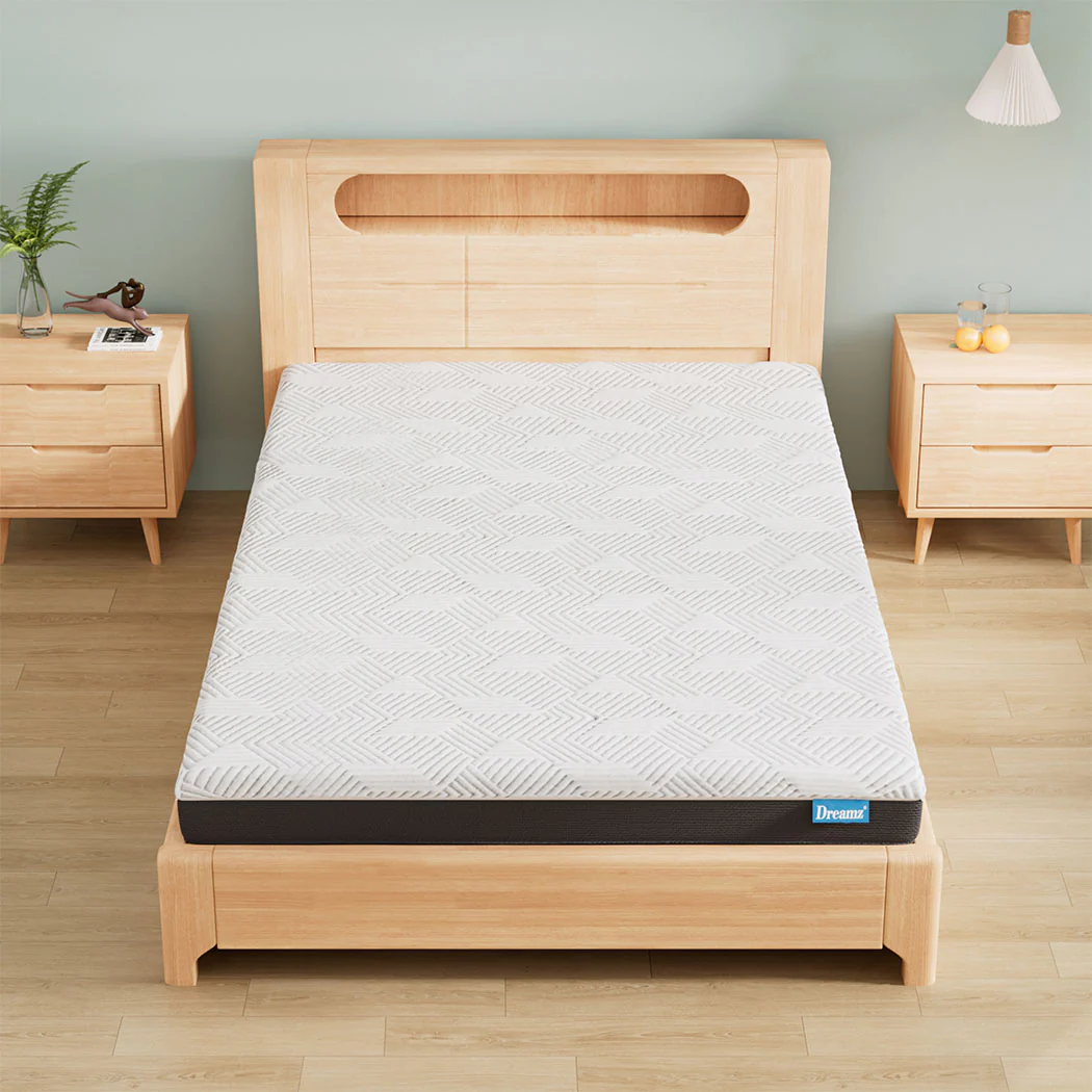 Dreamz Single Mattress Gel Memory Foam Cooling Breathable 15cm Medium Firm - Image 7