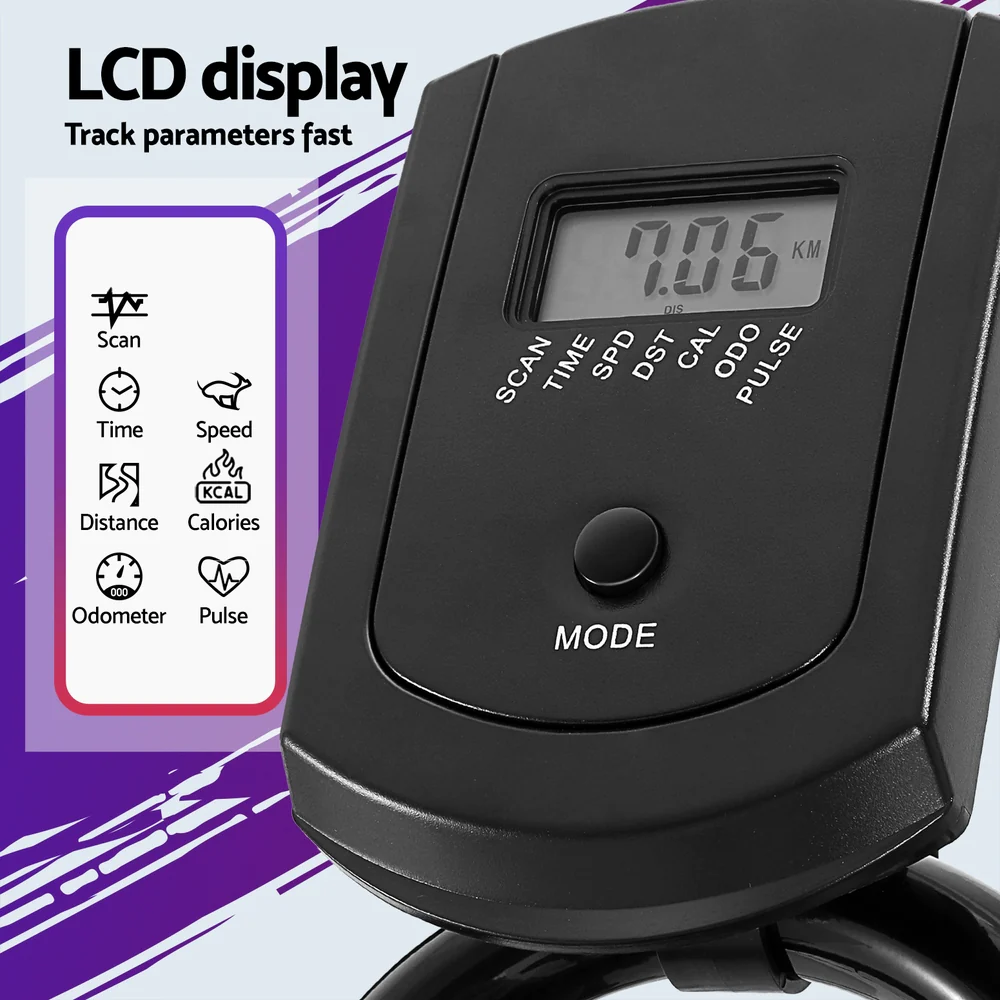 Everfit Spin Bike Exercise Bike Cardio Gym Bluetooth APP Connectable - Image 3