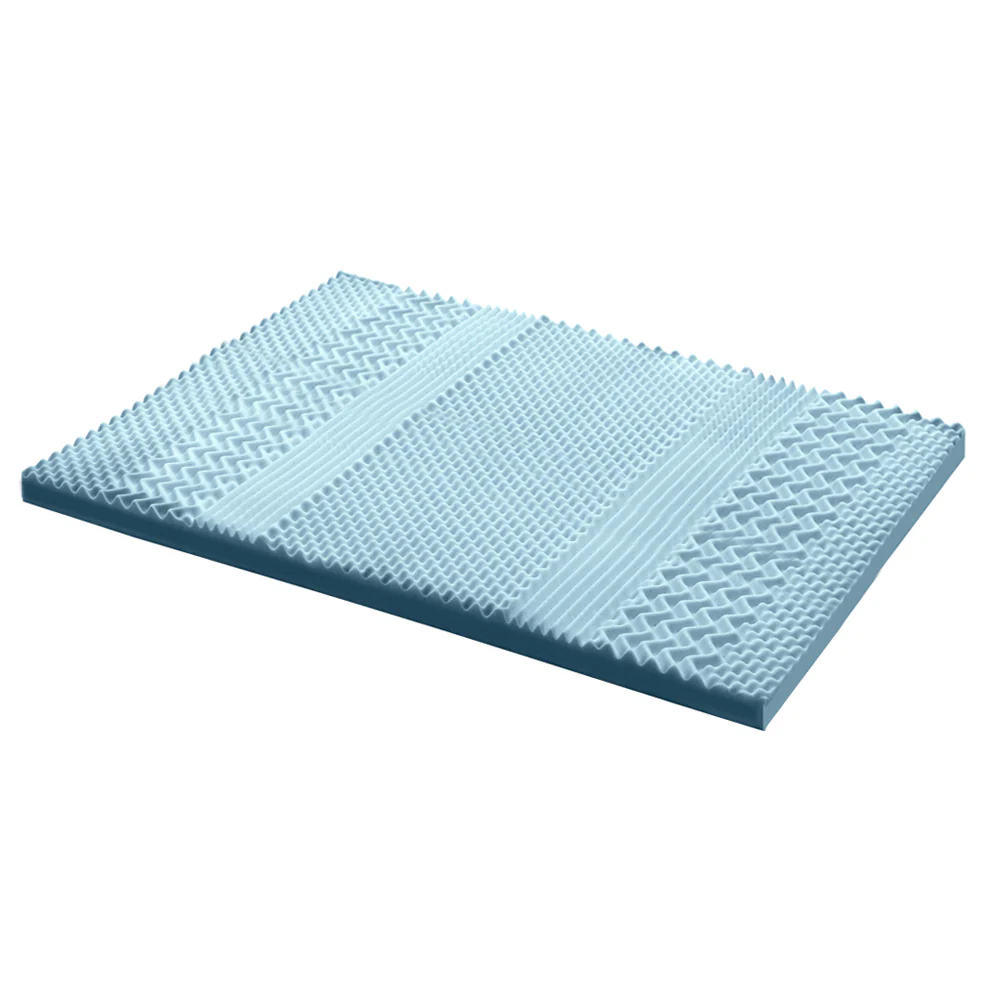 Giselle Bedding Memory Foam Mattress Topper 7-Zone 8cm King - Image 7