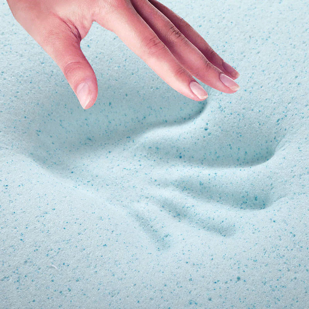 Giselle Bedding Memory Foam Mattress Topper Cool Gel 5cm Single - Image 7