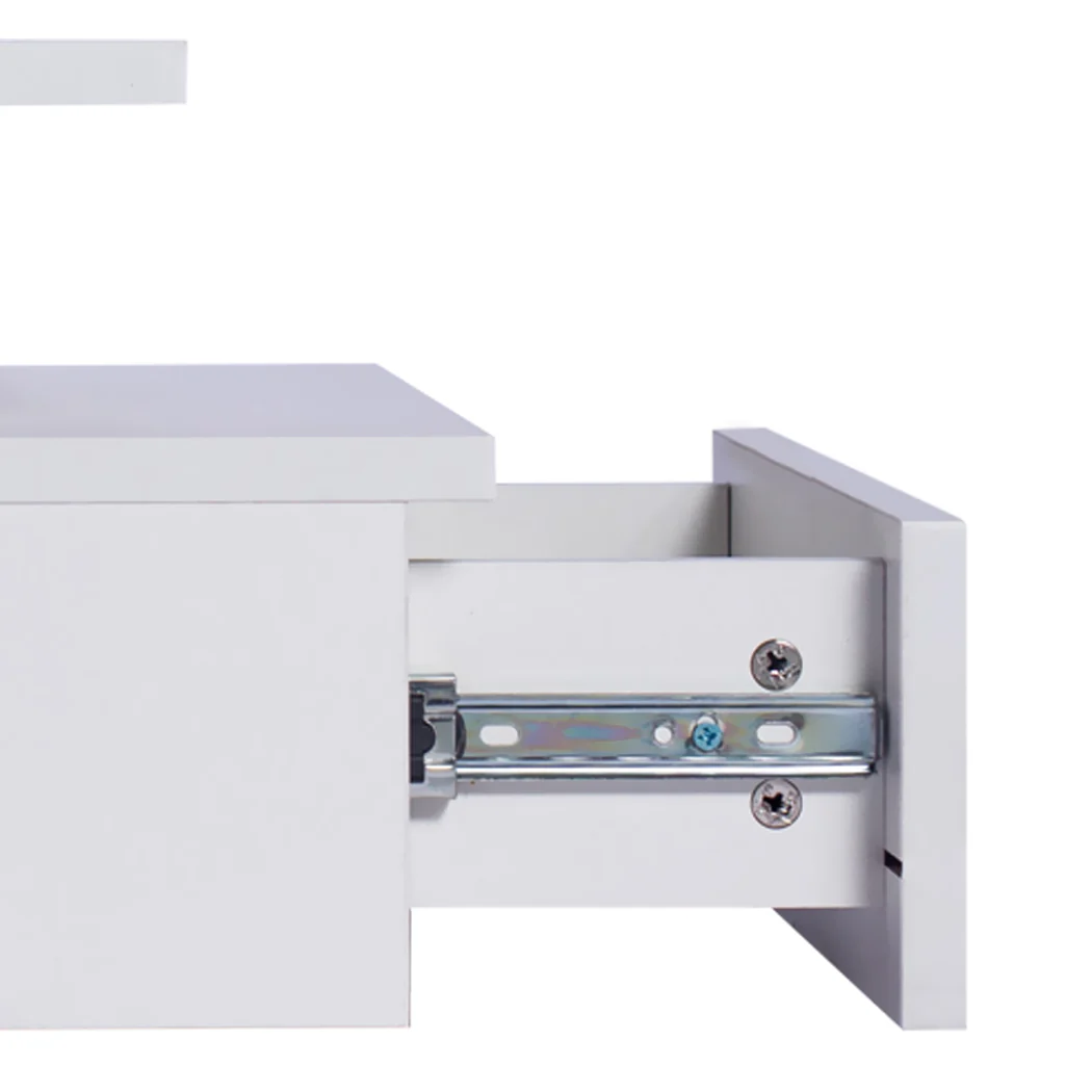 Levede 2x Bedside Tables Side Table White - Image 5