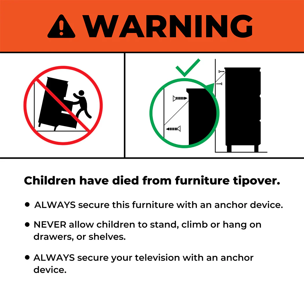 Levede 3-Tier Console Table Office Furniture - Image 9