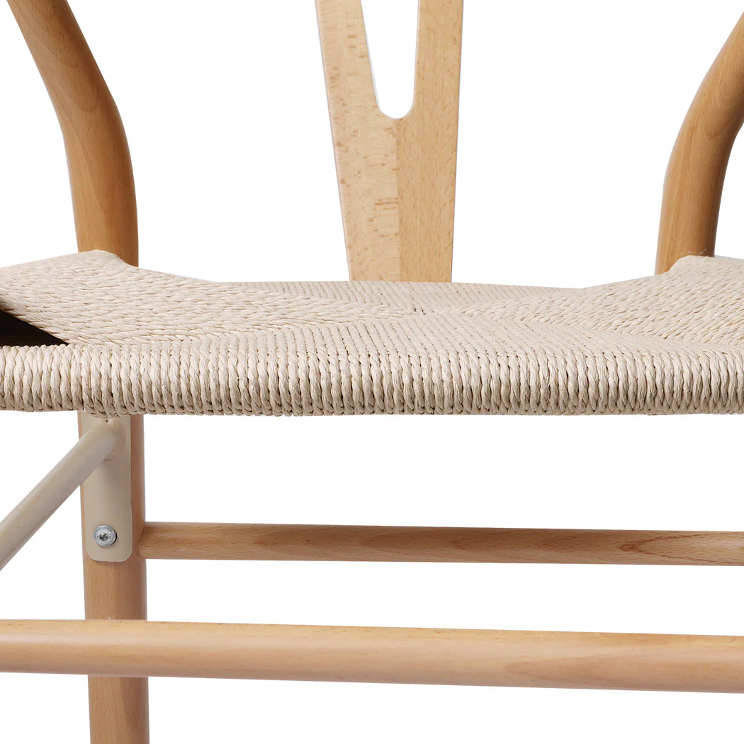 Levede 6x Dining Chairs Wooden Hans - Image 3