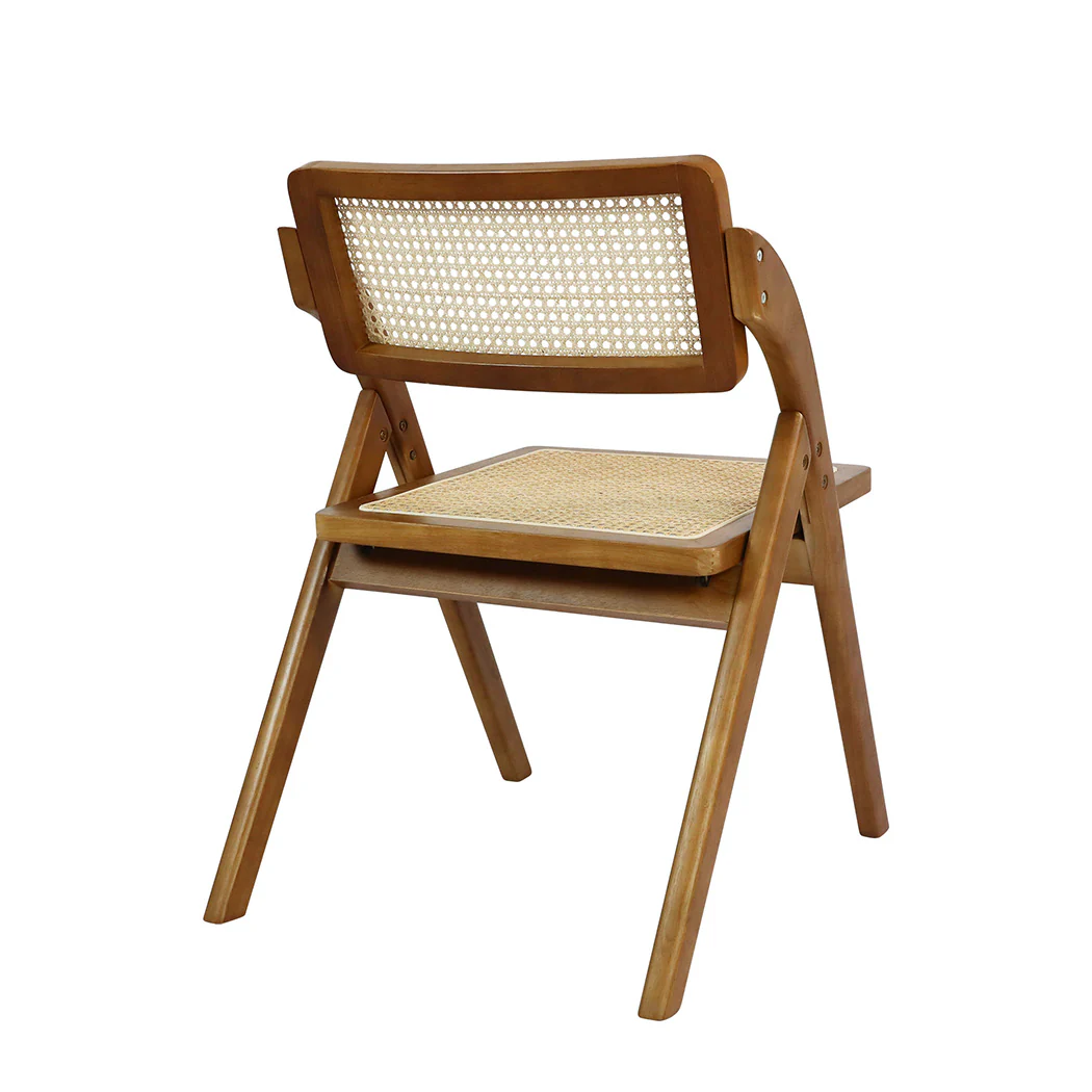 Levede 6X Foldable Rattan Dining Chairs - Image 3