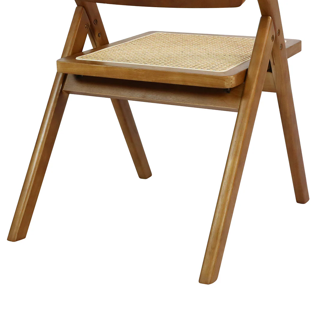 Levede 8X Foldable Rattan Dining Chairs - Image 5