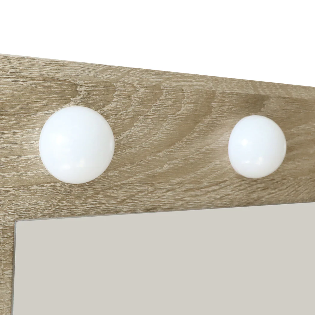 Levede Dressing Table Stool Set Makeup Mirror Led - Image 4