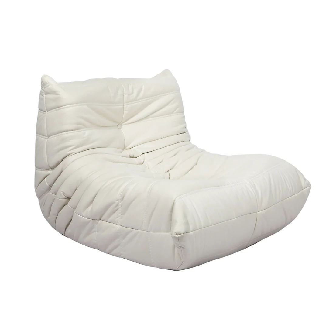 Levede Floor Chair Caterpillar Sofa Beige - Image 8