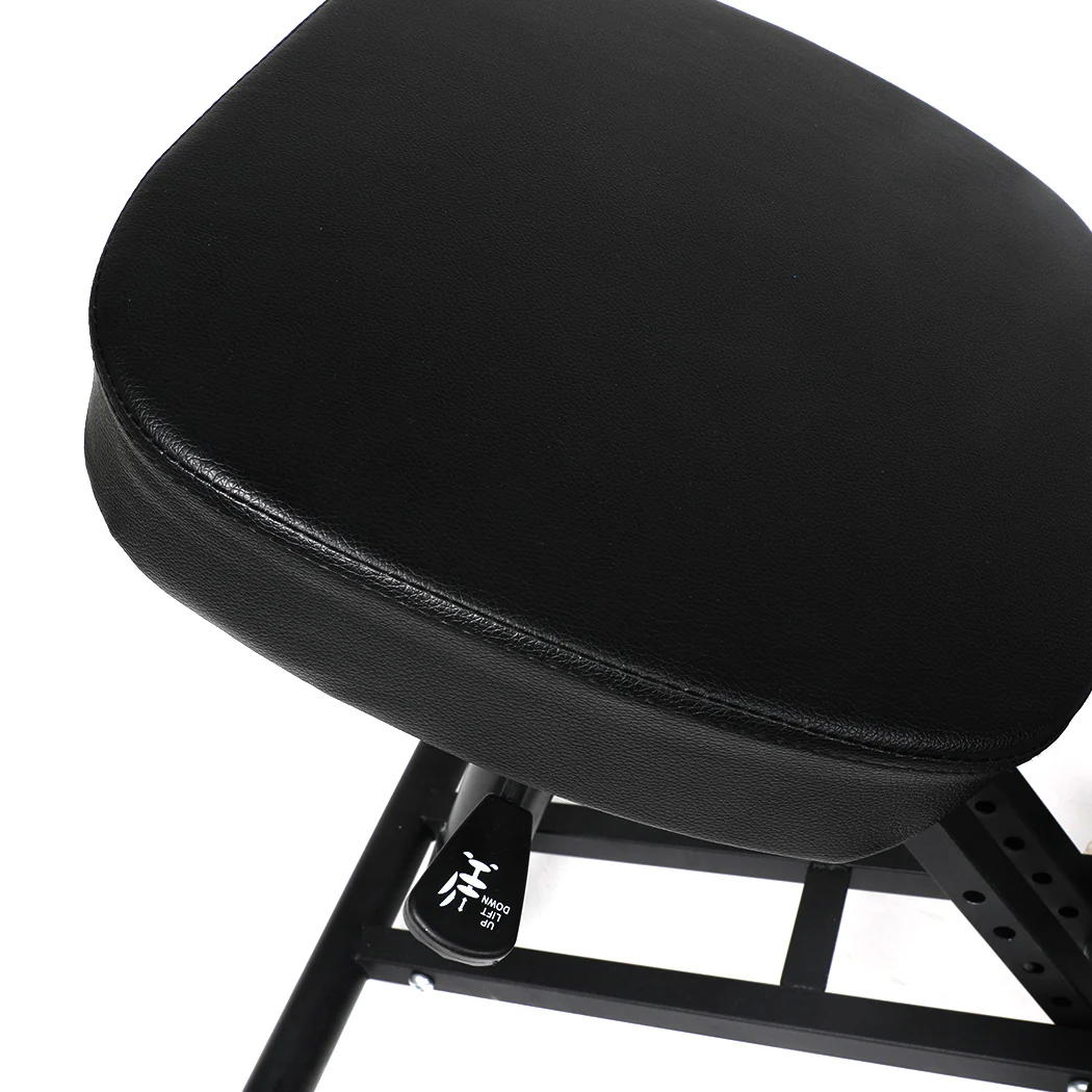 Levede Kneeling Chair Computer Ergonomic Black - Image 5