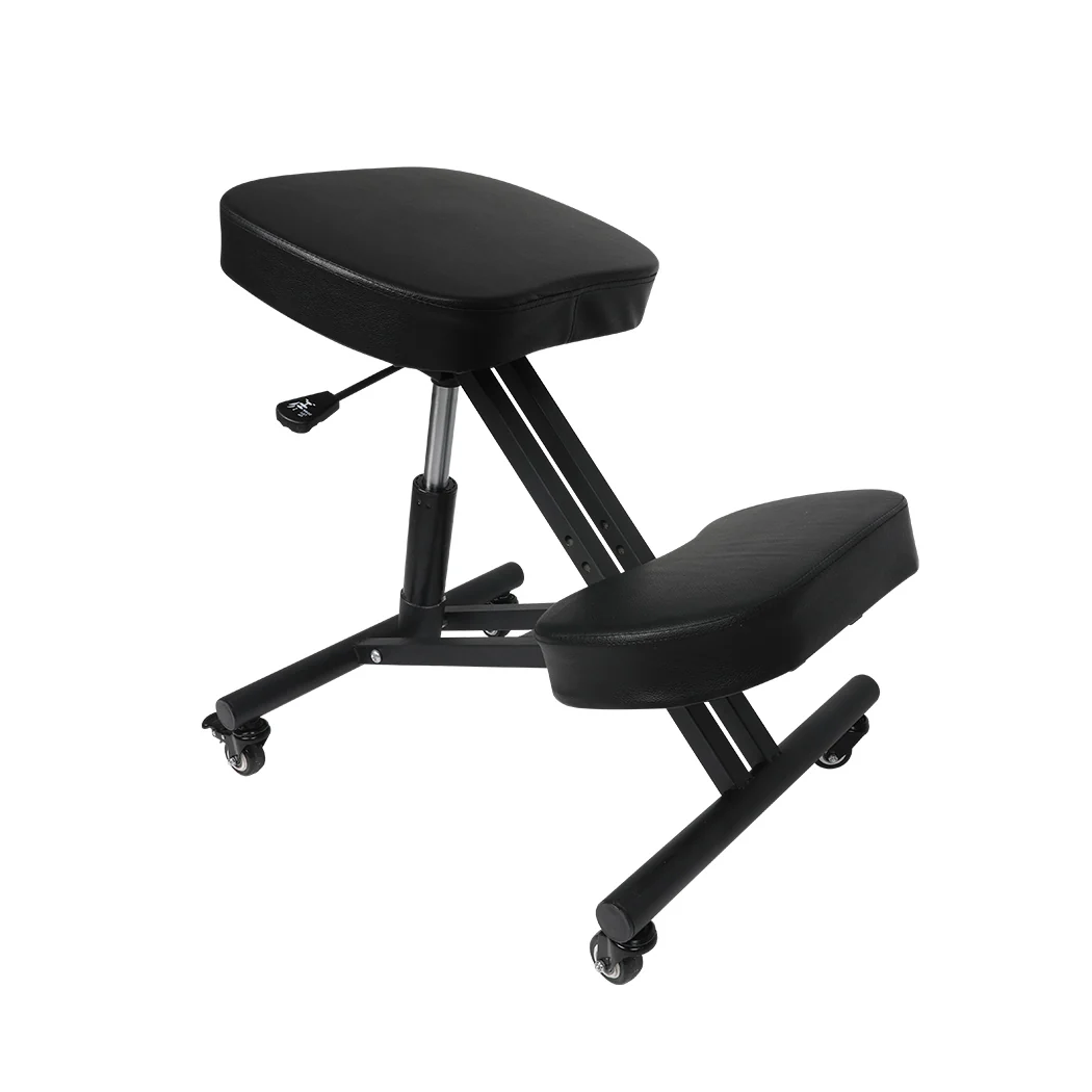 Levede Kneeling Chair Computer Ergonomic Black - Image 7