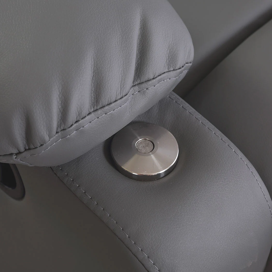 Levede Massage Chair Recliner Chairs Grey - Image 3