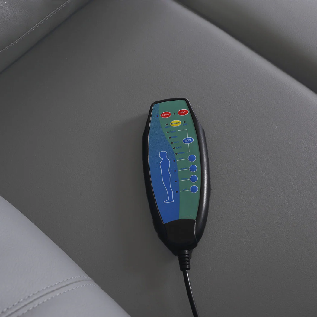 Levede Massage Chair Recliner Chairs Grey - Image 4