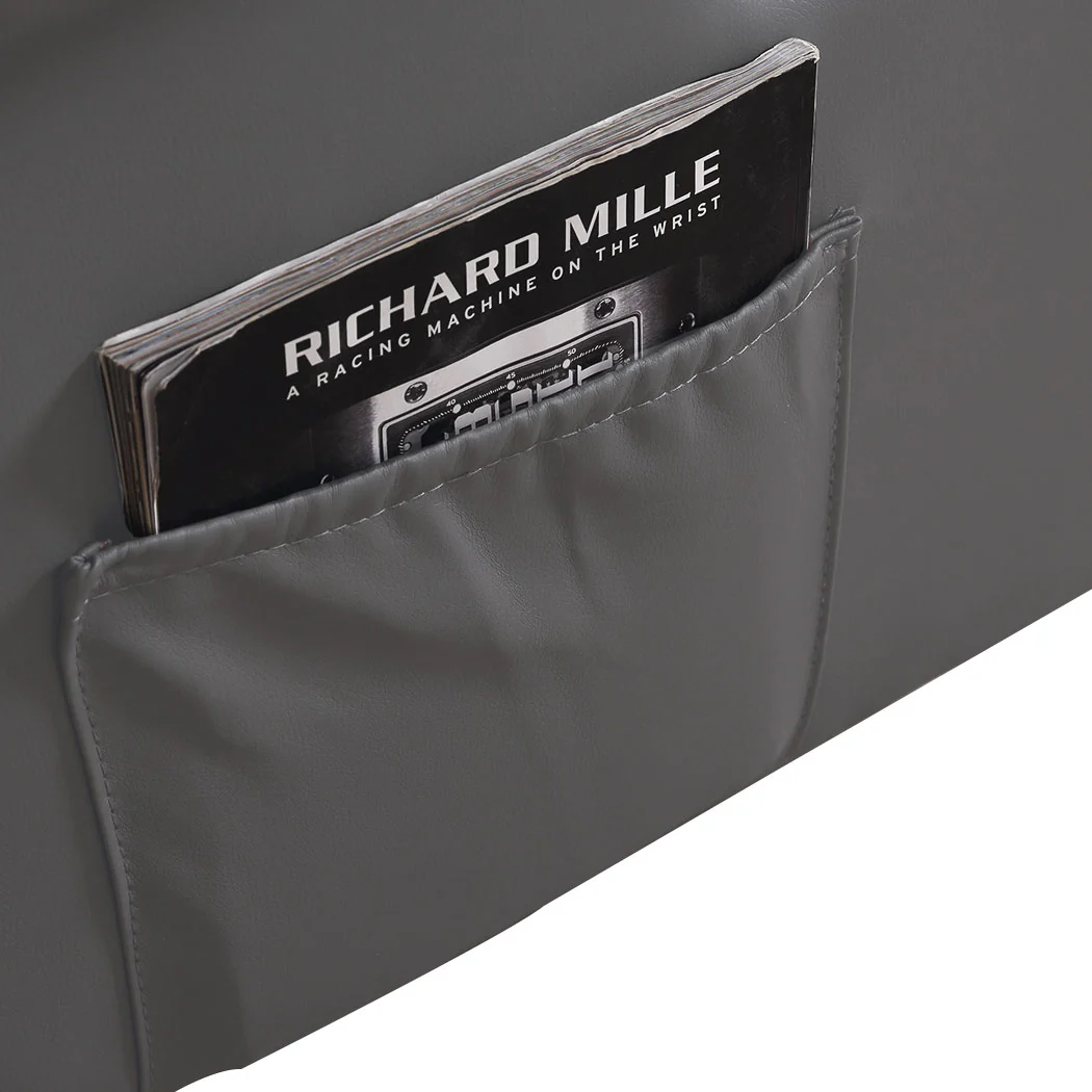 Levede Massage Chair Recliner Chairs Grey - Image 5