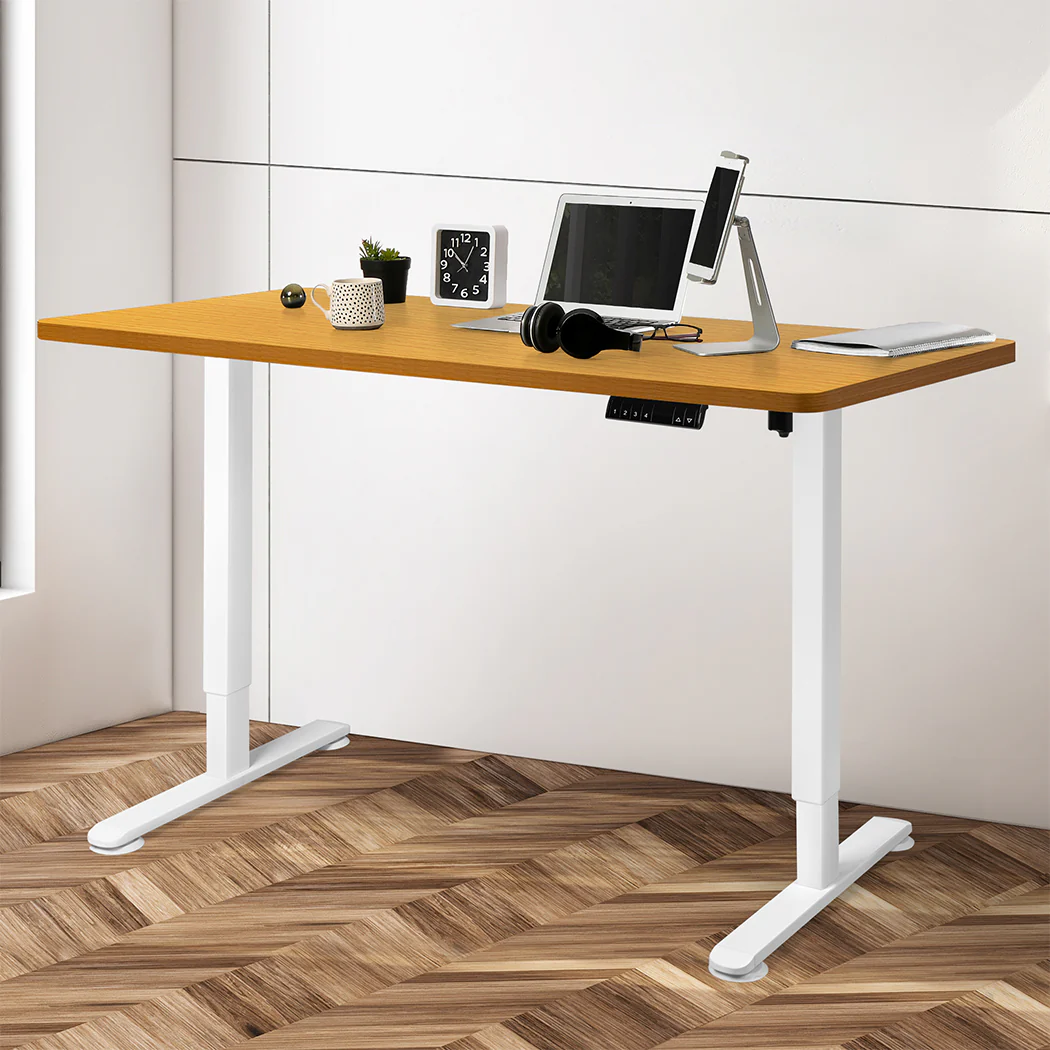 Levede Motorised Standing Desk Height 120cm Natural 800x 1.5MM - Image 6