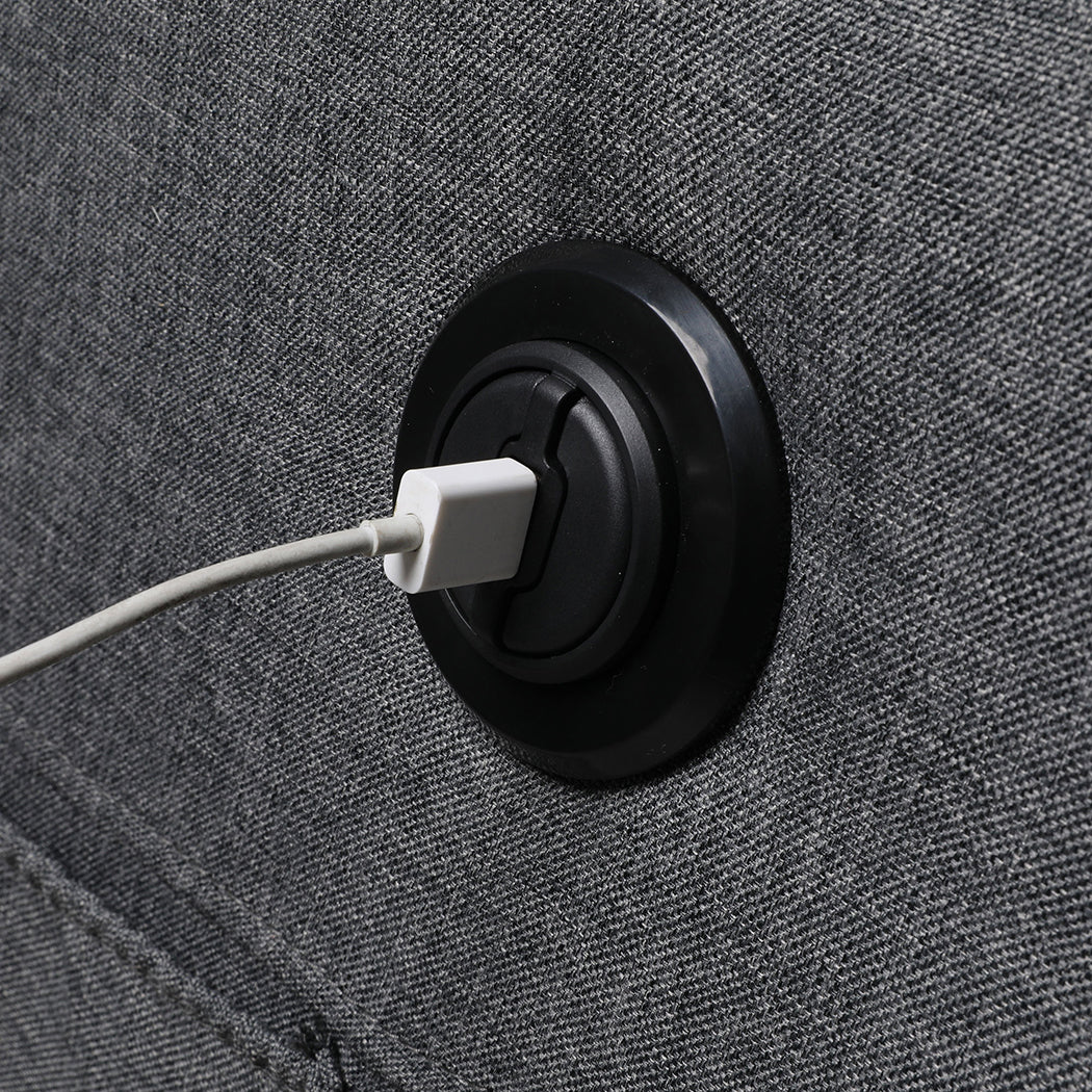 Levede Recliner Chair Electric Lift Grey - Image 3