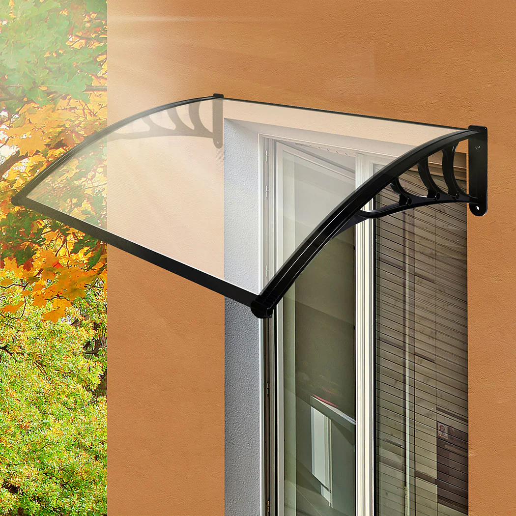 Mountview Window Door Awning Outdoor 1M X 1.2M Transparent 1x1.2M - Image 7