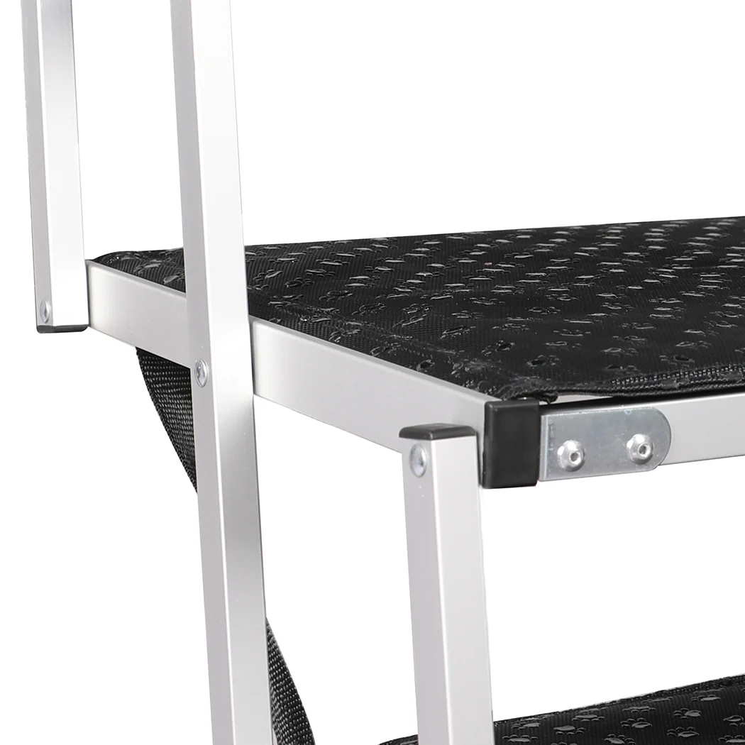 PaWz 5 Steps Dog Ramp Adjustable Height Black - Image 5