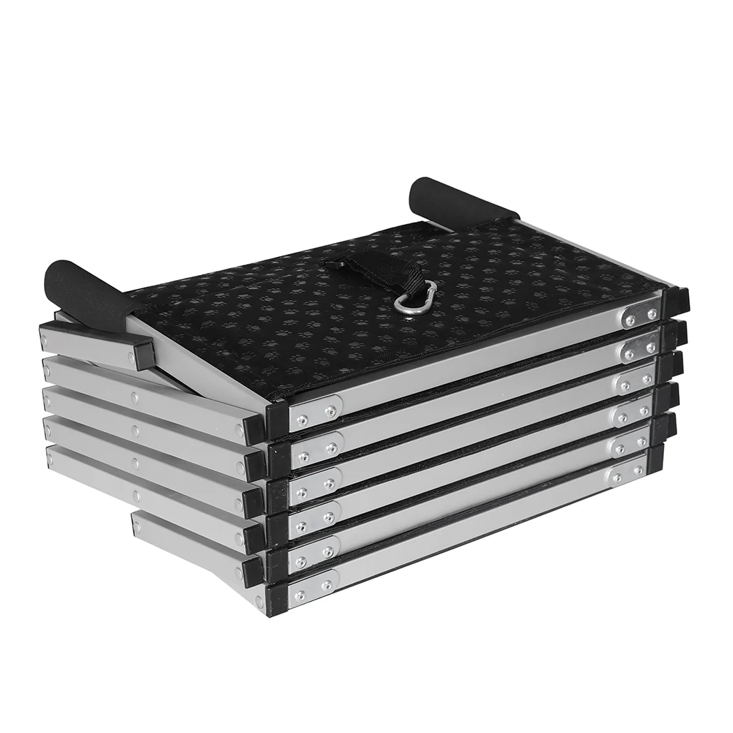 PaWz 6 Steps Dog Ramp Adjustable Height Black - Image 3
