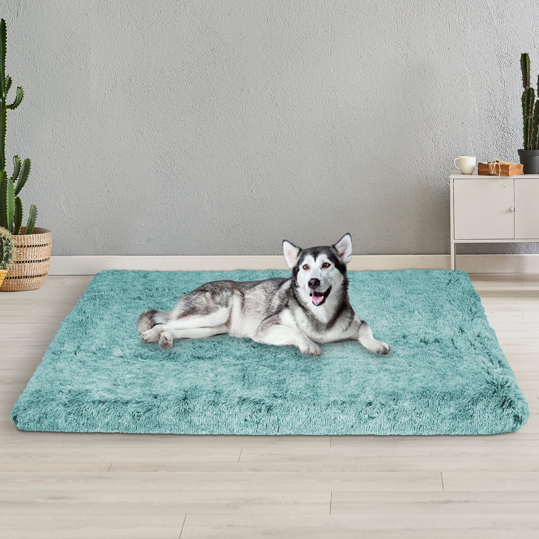 PaWz Dog Mat Pet Calming Bed Memory XXL Green XX-Large - Image 6