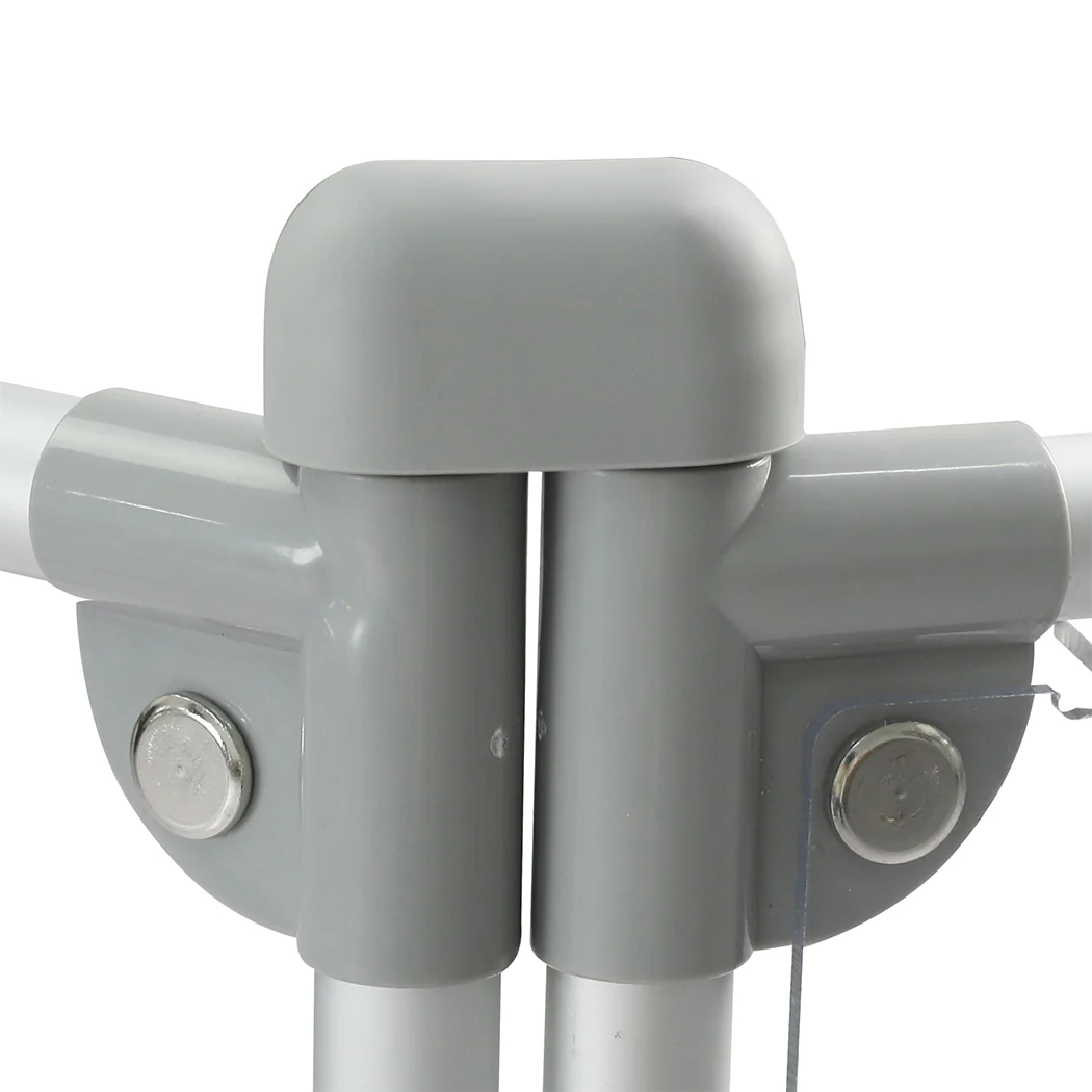 Pawz Pet Playpen Transparent Acrylic Clear Folding Dog Fence Kennel 8 Panel - Image 4