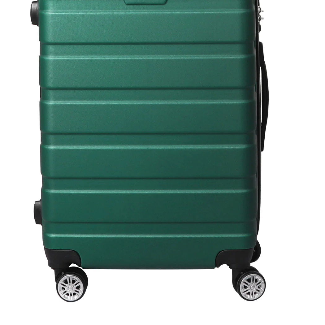 Slimbridge 3PC Luggage sets Suitcase Green - Image 3