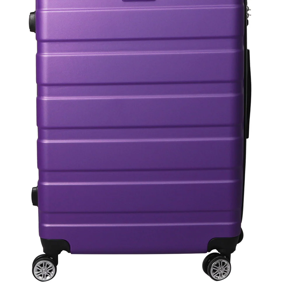 Slimbridge 3PC Luggage sets Suitcase Purple - Image 3