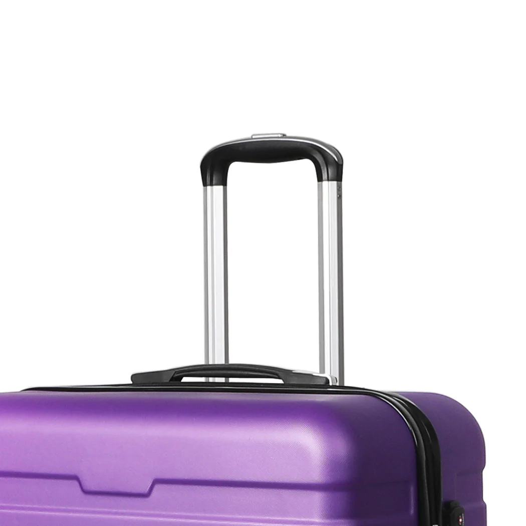 Slimbridge 3PC Luggage sets Suitcase Purple - Image 4