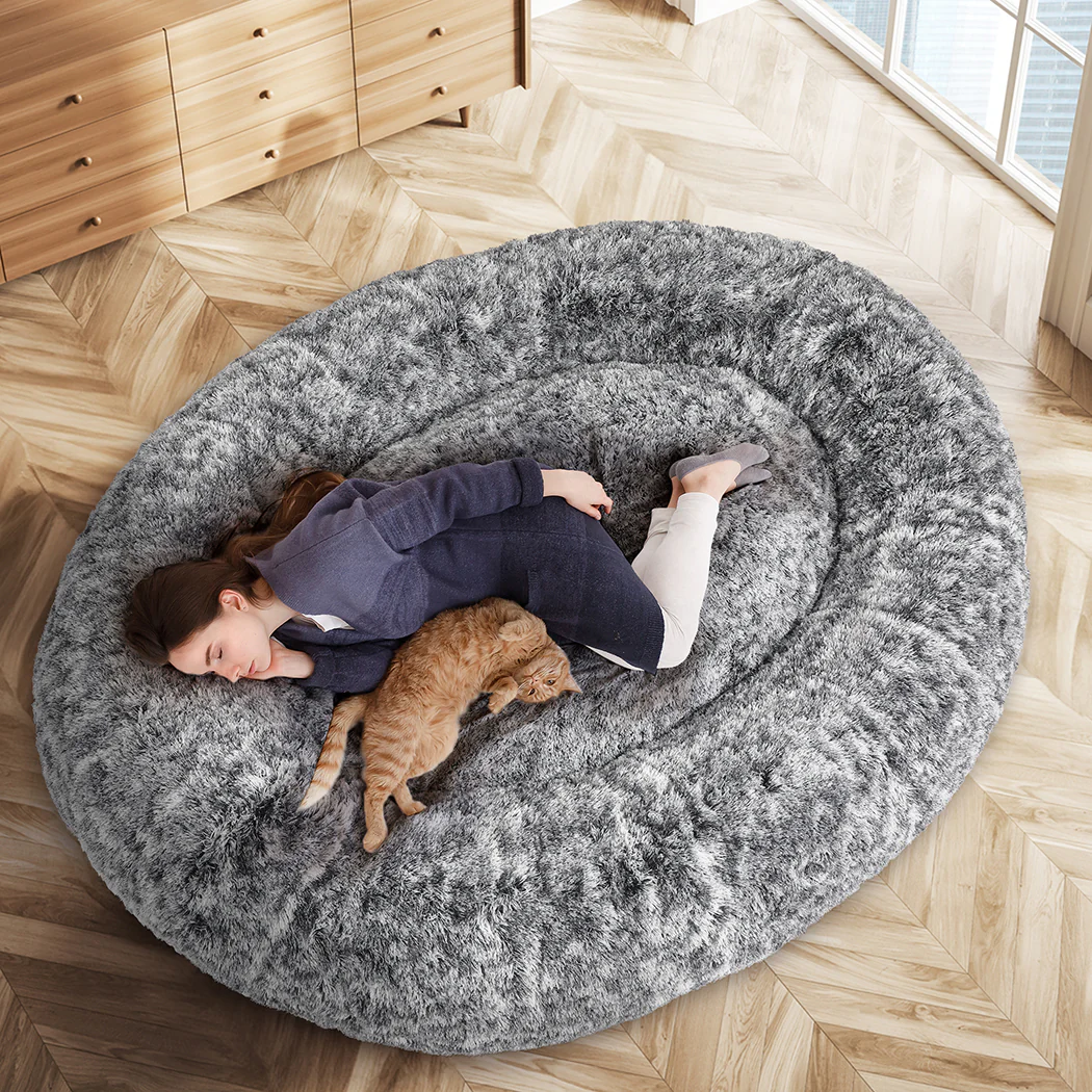 TheNapBed Memory Foam Pet Bed Grey Charcoal - Image 6