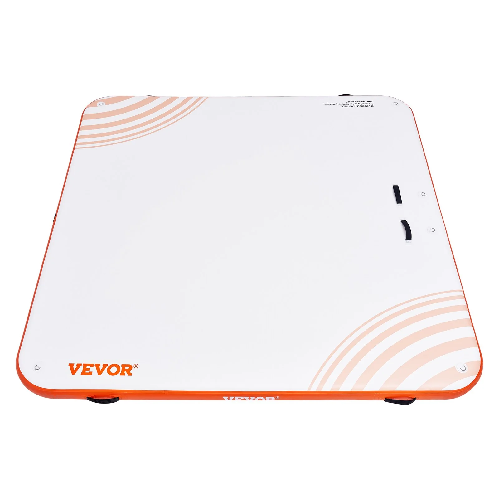 VEVOR Inflatable Floating Dock, 10 x 10FT Inflatable Dock Platform, Non-Slip Water Floating Dock Mat with Portable Carrying Bag & Detachable Ladder, Floating Platform Island Raft for Pool Beach Ocean - Image 11